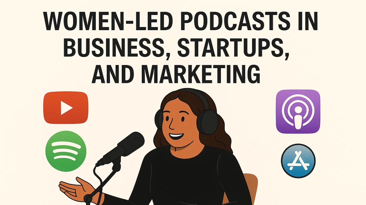 women-led-podcasts-startups-marketing